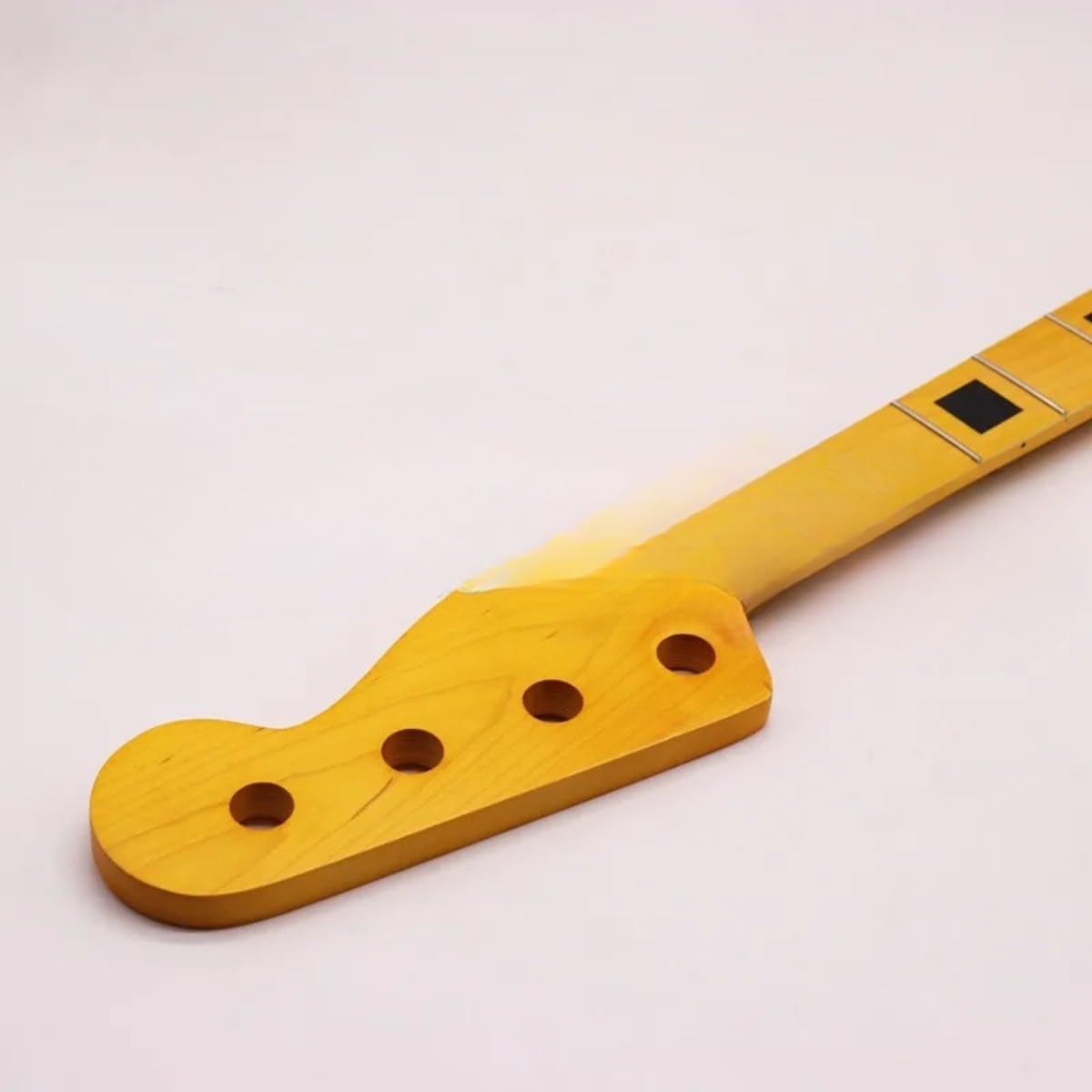 20 Fret Square Notes Bass Guitar Neck, Matte Finish Guitar Neck, for 4-string Bass Guitar Replacement Parts