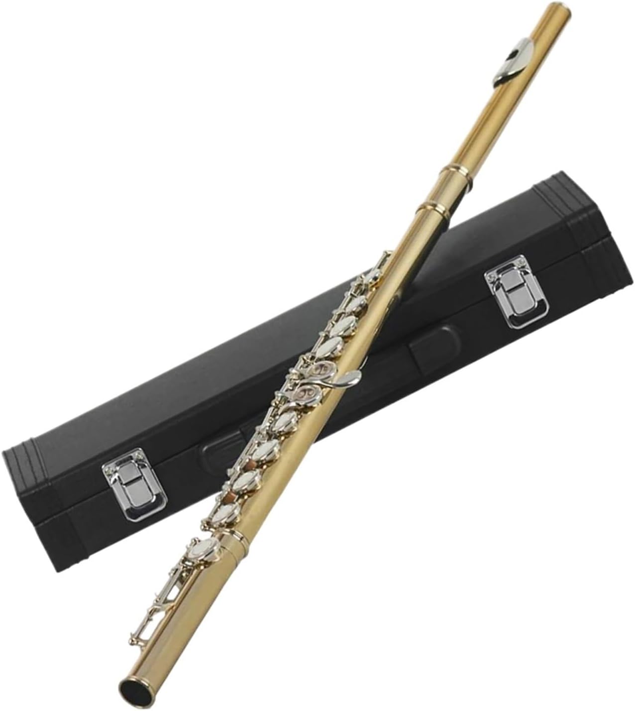 16 Hole Flute Golden Silver Key Flute With Storage Box Accessories Professional Woodwind Musical Instrument