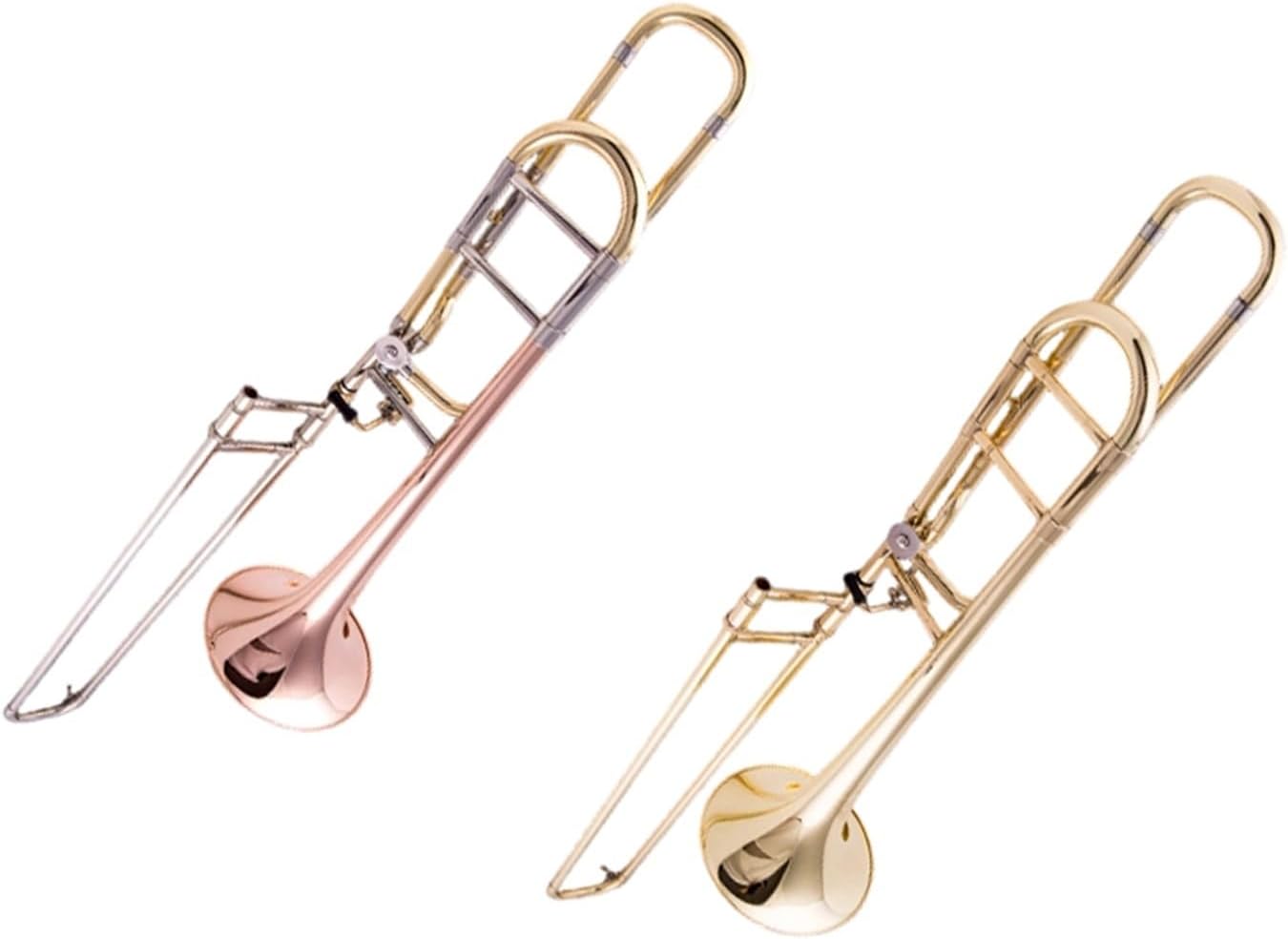 Adult Trombone Instrument Phosphor Bronze Brass Trombone B Flat To F Key Tenor Transposition Playing Instrument(2)