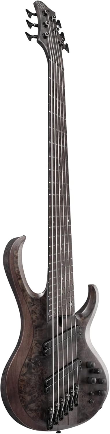 Ibanez Bass Workshop BTB806MS Multi-scale 6-string Bass Guitar - Transparent Gray Flat