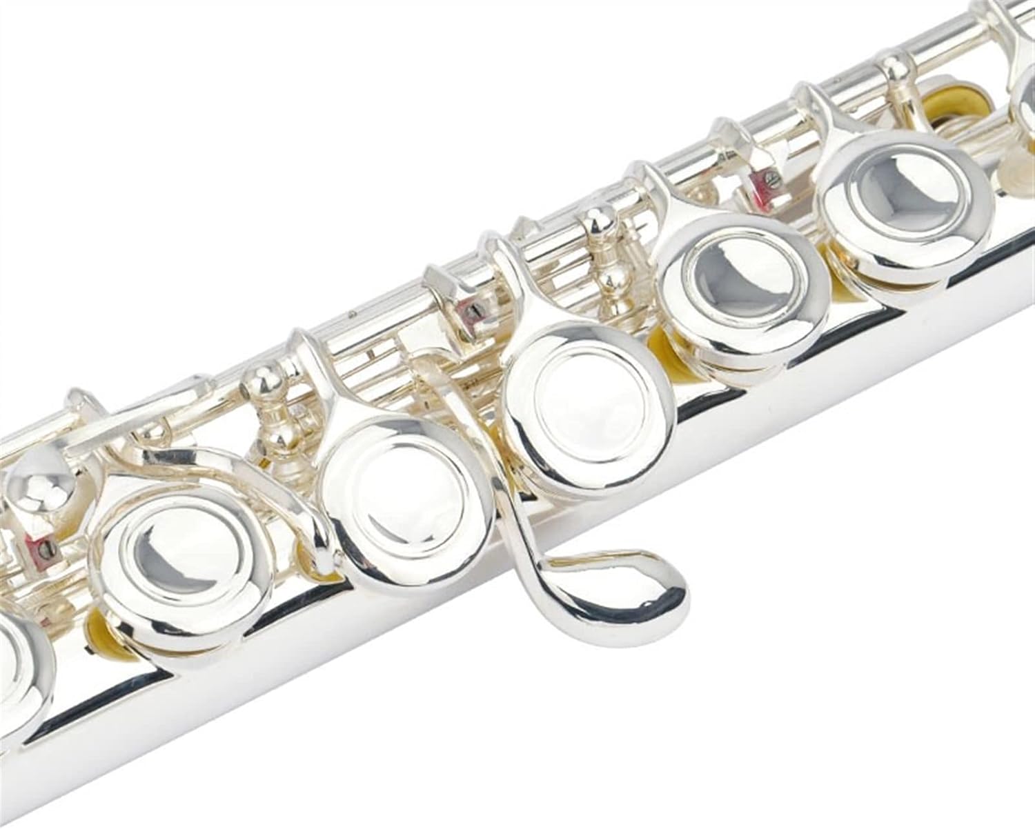 Flutes Musical Instrument Flute 16-Hole Closed-Hole Silver-Plated Musical Instrument C Tune E Key Beginner Standard Flute Wind Instrument