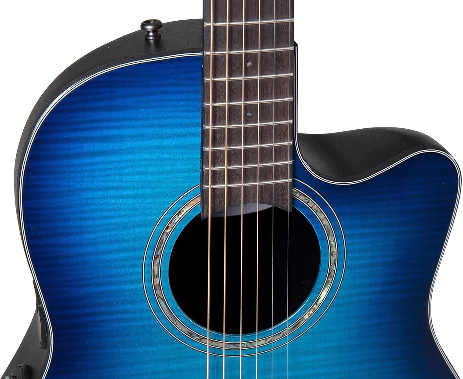 Ovation CS24P-BLFL-G Celebrity Standard Plus Blue Flamed Maple