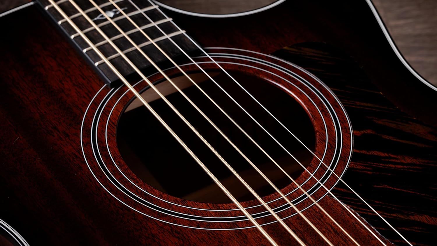 Taylor 324ce Baritone-6 LTD Acoustic-electric Guitar - Shaded Edgeburst