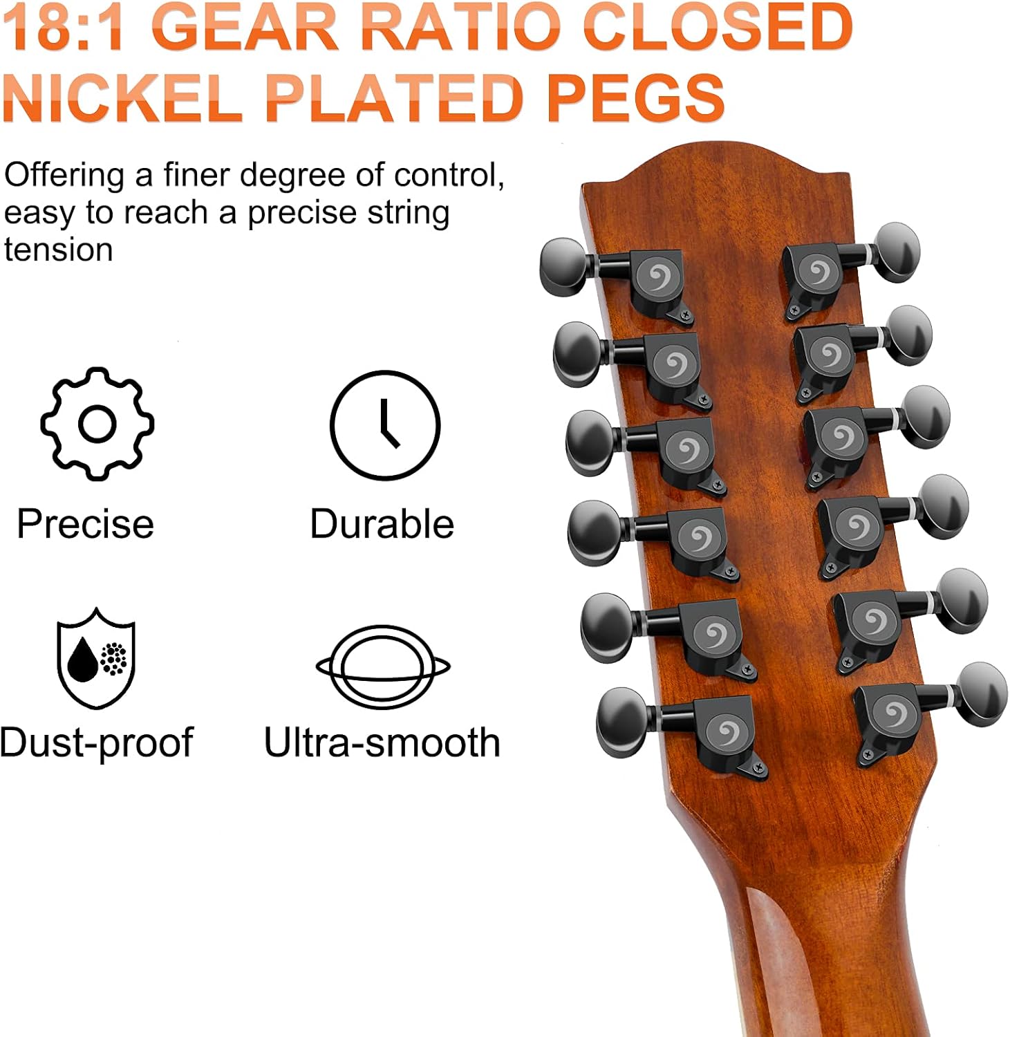 Vangoa Banjo Full Size and 12 String Guitar for Beginner Adults