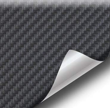 VViViD Black Carbon Fiber Weatherproof Faux Leather Finish Marine Vinyl Fabric (25ft x 54