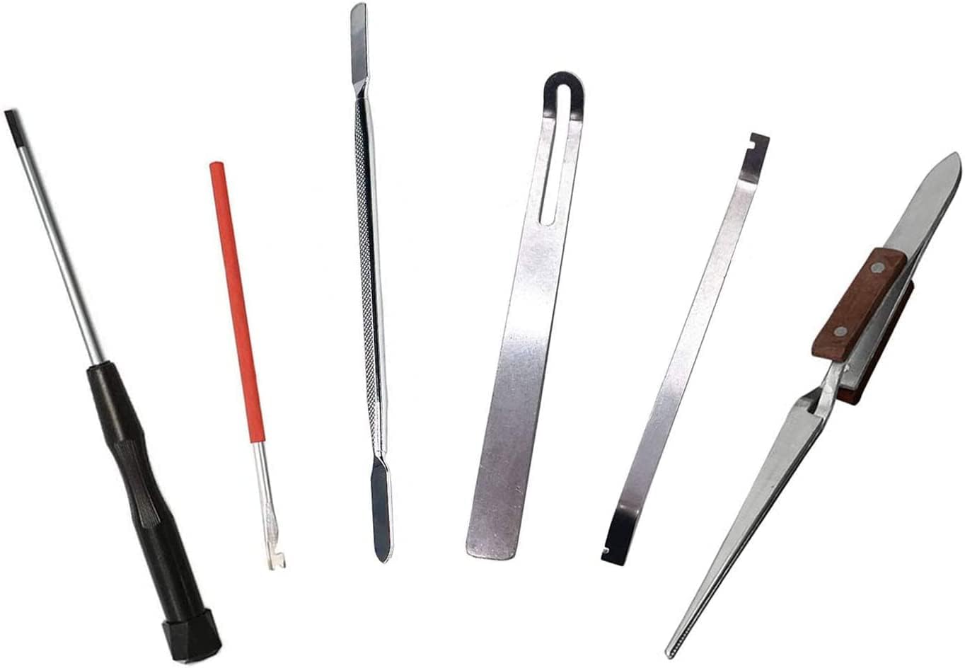 Jiayouy 26PCS Sax Repair Tool Kit include LED Leak Light & Spring Hook & Key Indentation Clip & Leveling Pad & Spring Pliers Repair Maintenance Tool for Saxophone, Clarinet, Flute, Woodwind