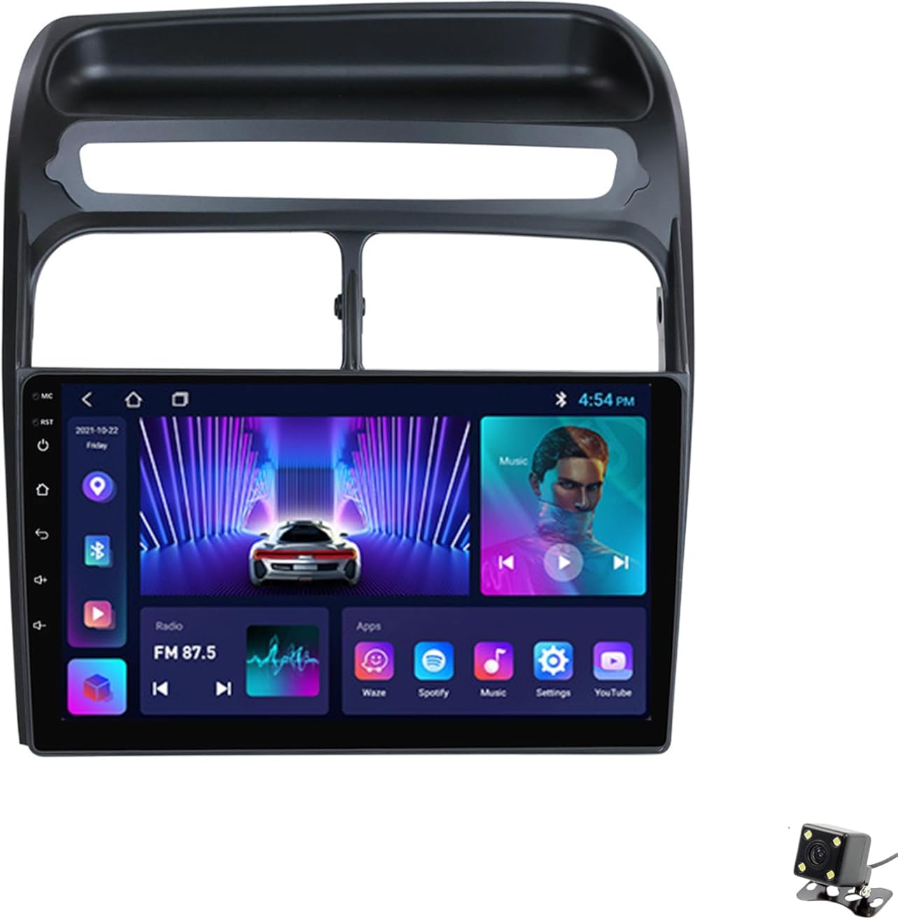 ADMLZQQ Double Din Car Stereo Multimedia with Bluetooth and 9