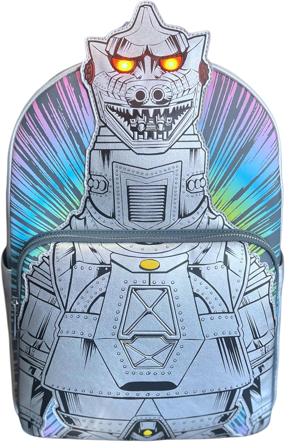 Loungefly Toho Godzilla Mechagodzilla Light Up Full Size Backpack