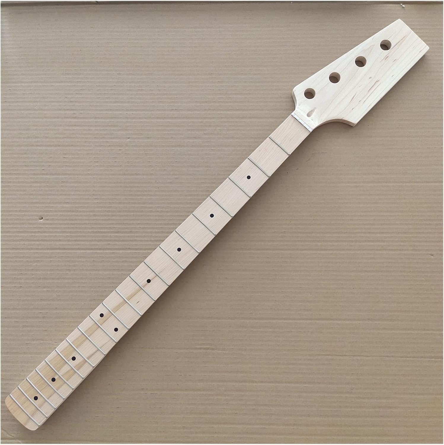 Paddle Head Maple 20 Fret 4 String Bass Guitar Neck Maple Fingerboard DIY Electric Guitar Neck