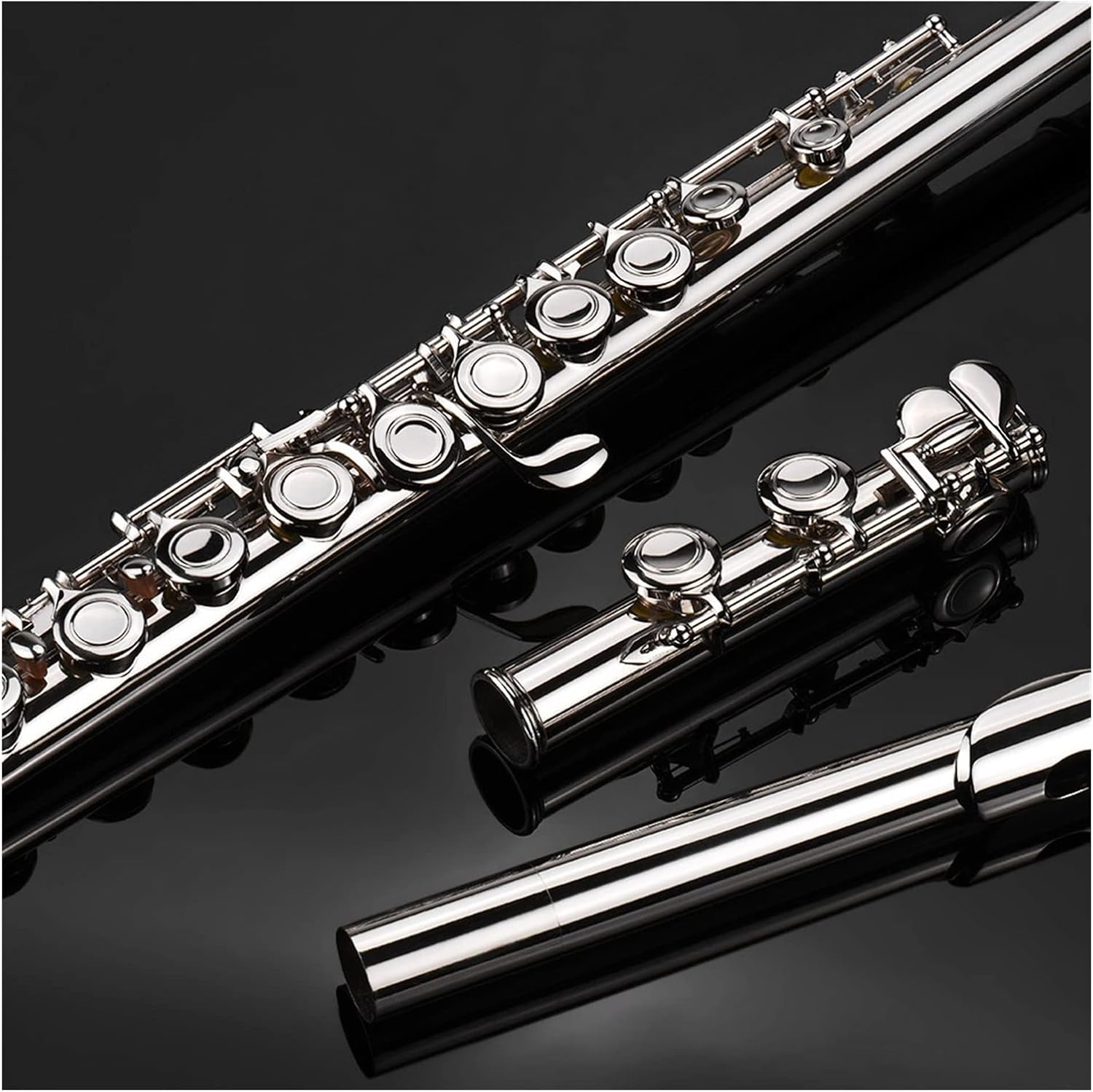 Flutes 16 Holes Closed Hole Flute C Key Flutes Cupronickel Woodwind Instrument