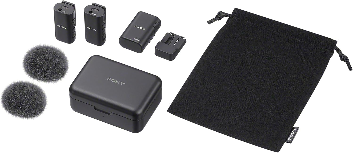 Sony Dual-Channel Wireless Microphone ECM-W3