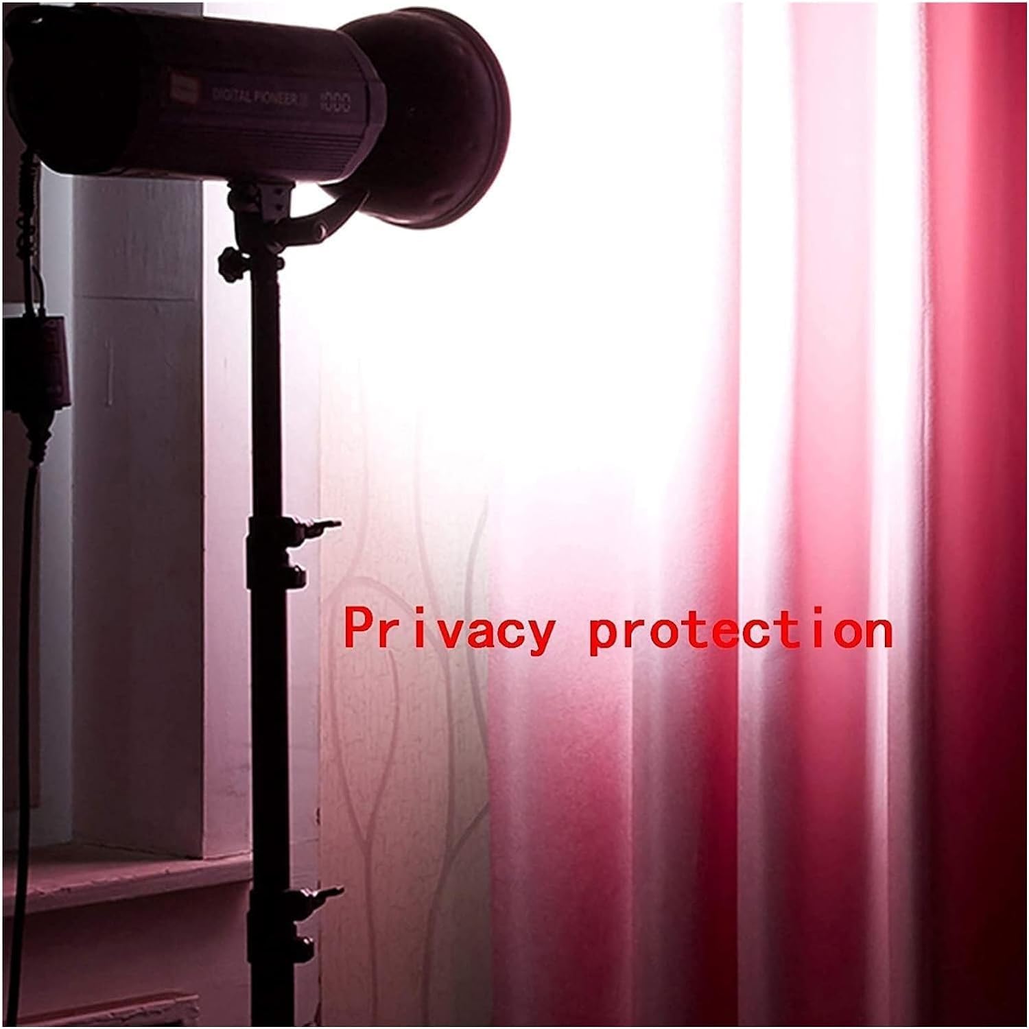 U-Shaped Fitting Room Portable Corner Wall Mount Fitting Room Spacious with Curtain Changing Room Temporary Dressing Room