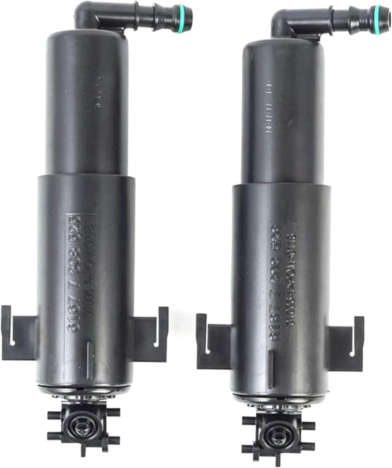 Car Headlight Washer Nozzle 2Pcs Car Headlight Washer Nozzle Head Light Cleaning Water Sprayer 61677308525 61677308526 for BMW for E71 for E72 for X6 2008-2014