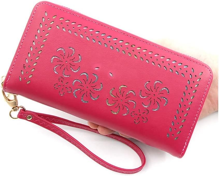Womens wallet Long Zipper Anti-theft Large Capacity Ladies Clutch Bag Female Purses Card Holder Wallets