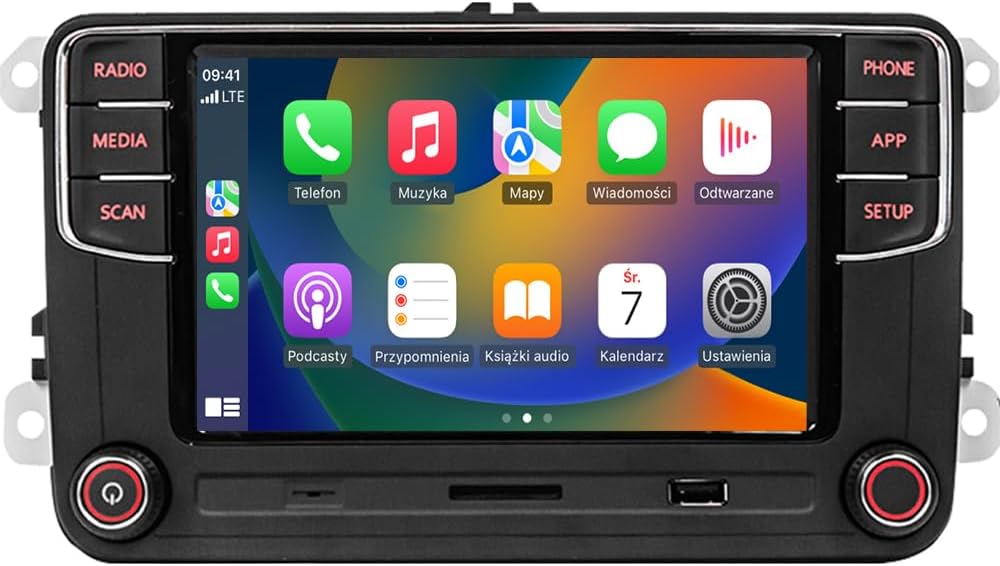 SCUMAXCON Car Stereo RCD360S RCD330 Carplay Bluetooth USB FM/AM Car Radio for VW Golf MK5 MK6 Passat Caddy Jetta Polo CC EOS Sharan Tiguan