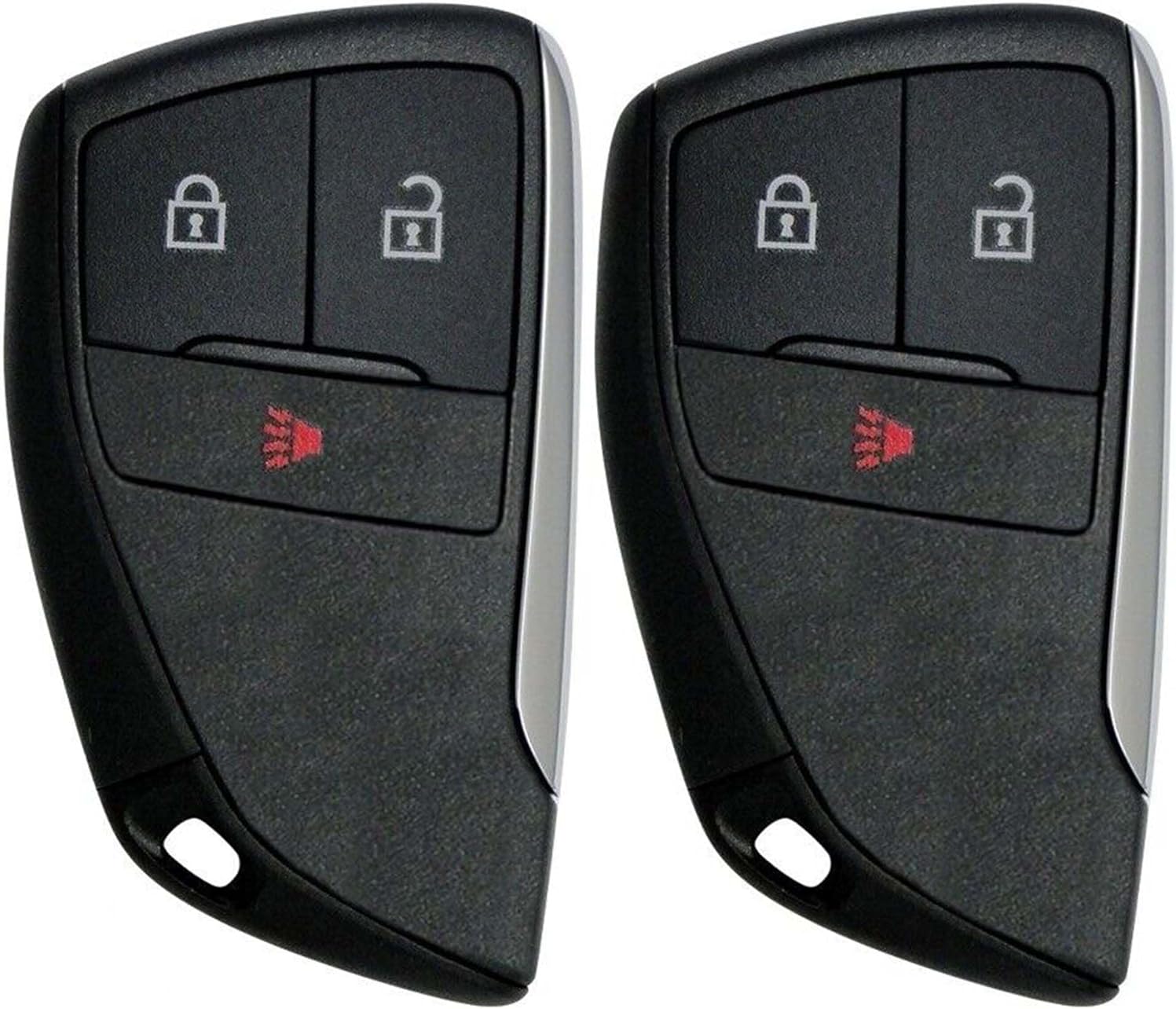 2X New Replacement Proximity Key Fob Compatible with & fit for Select Chevy Silverado GMC Sierra - YG0G21TB2-24