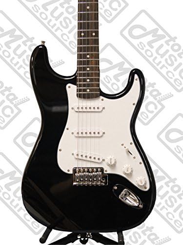 Oscar Schmidt by Washburn Double Cutaway Electric Guitar, Black, OS-300 BK