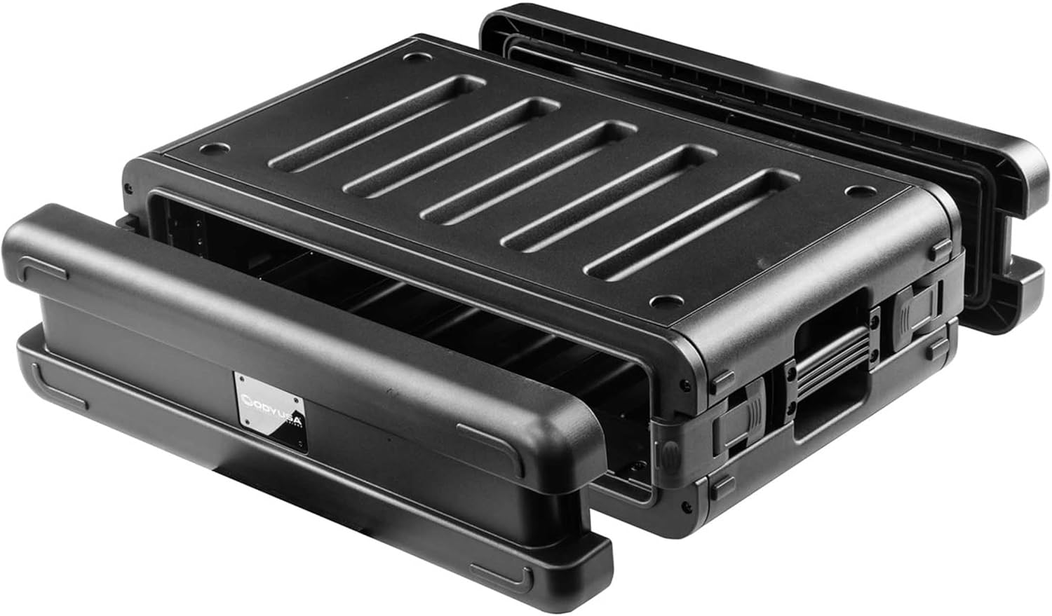 Odyssey Watertight 2U Rack Case with 2 Microphone Compartments