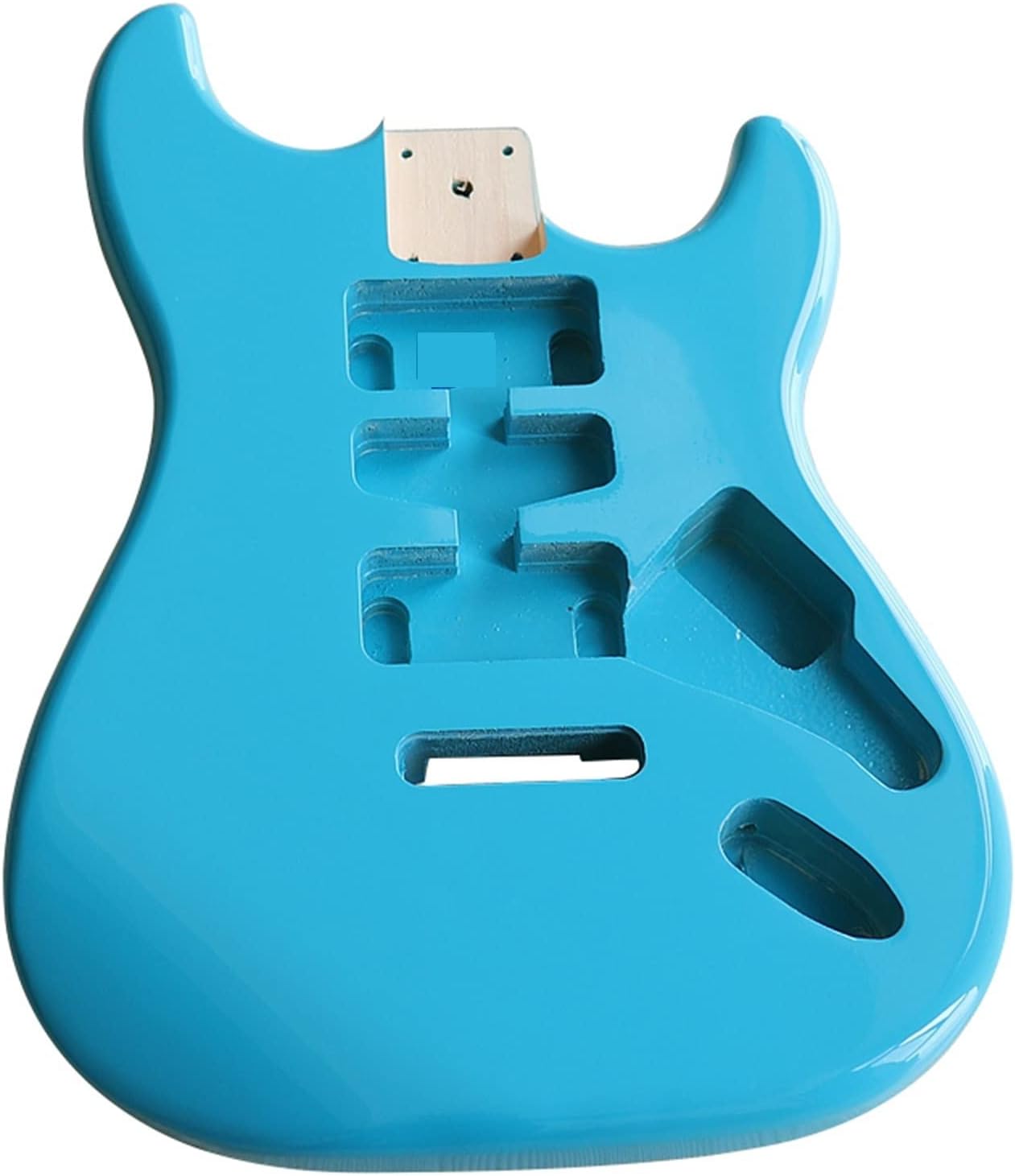 TSTS Blue Poplar Wood Electric Guitar Body for ST Guitar Accessories Guitar Barrel 5.7cm Pocket Width Guitar DIY Accessory