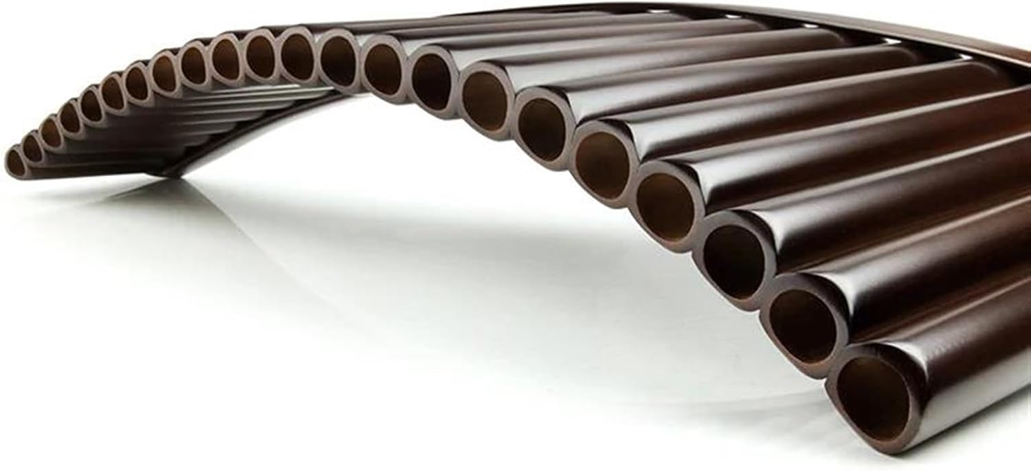 pan flute for beginners Student Pan Flute 22 Pipes Pan Flute Right Hand/Left Hand C Key Pan Pipes Woodwind Instrument Pan Flute (Color : LEFT HAND)