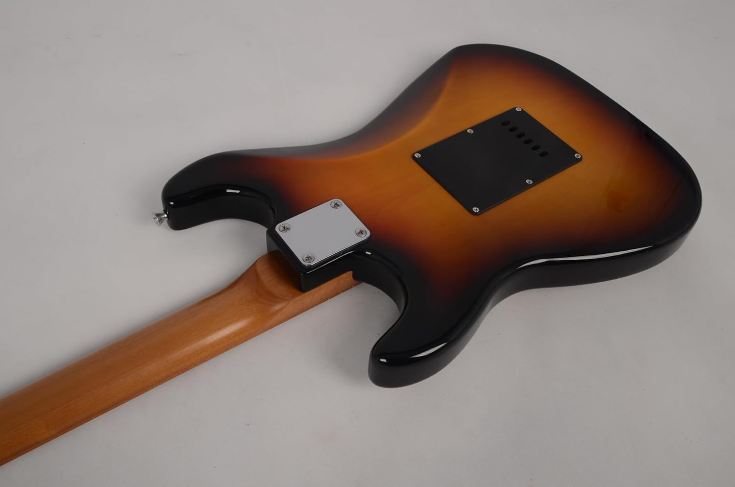 Electric Guitar by ST Series, Full Size Solid Body, Roasted Basswood Body, Roasted Maple Neck, Gig Bag Included