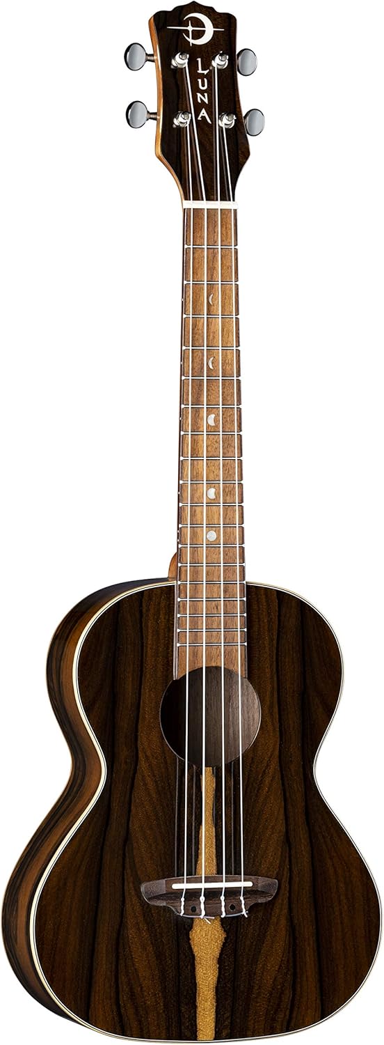 Luna Guitars Ziricote, 4-String Tenor Ukulele with Gigbag (UKE ZIRI T)