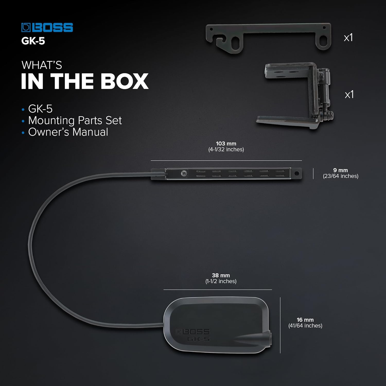 BOSS Divided GK Guitar Pickup (GK-5)