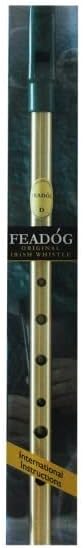 Feadóg Brass Traditional Irish Whistles, Key of D Made in Ireland