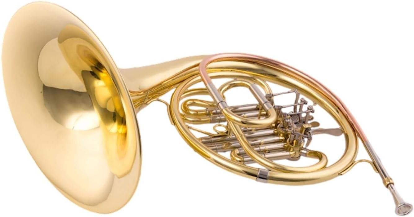 4 Key French Horn French Horn Instrument F Tune Four Key Single And Double Row Beginner Professional Performance(1)