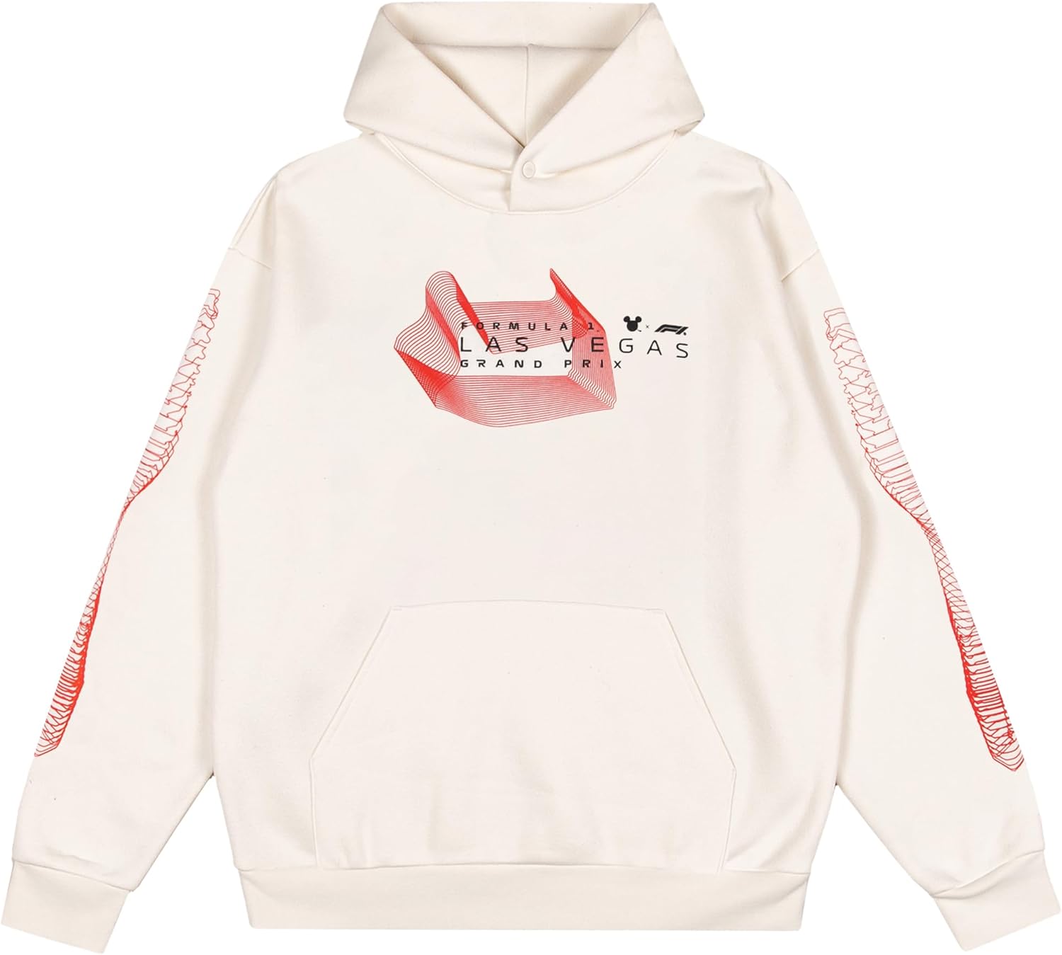 F1 Las Vegas Grand Prix x Disney Men's Map Illusion Hooded Sweatshirt