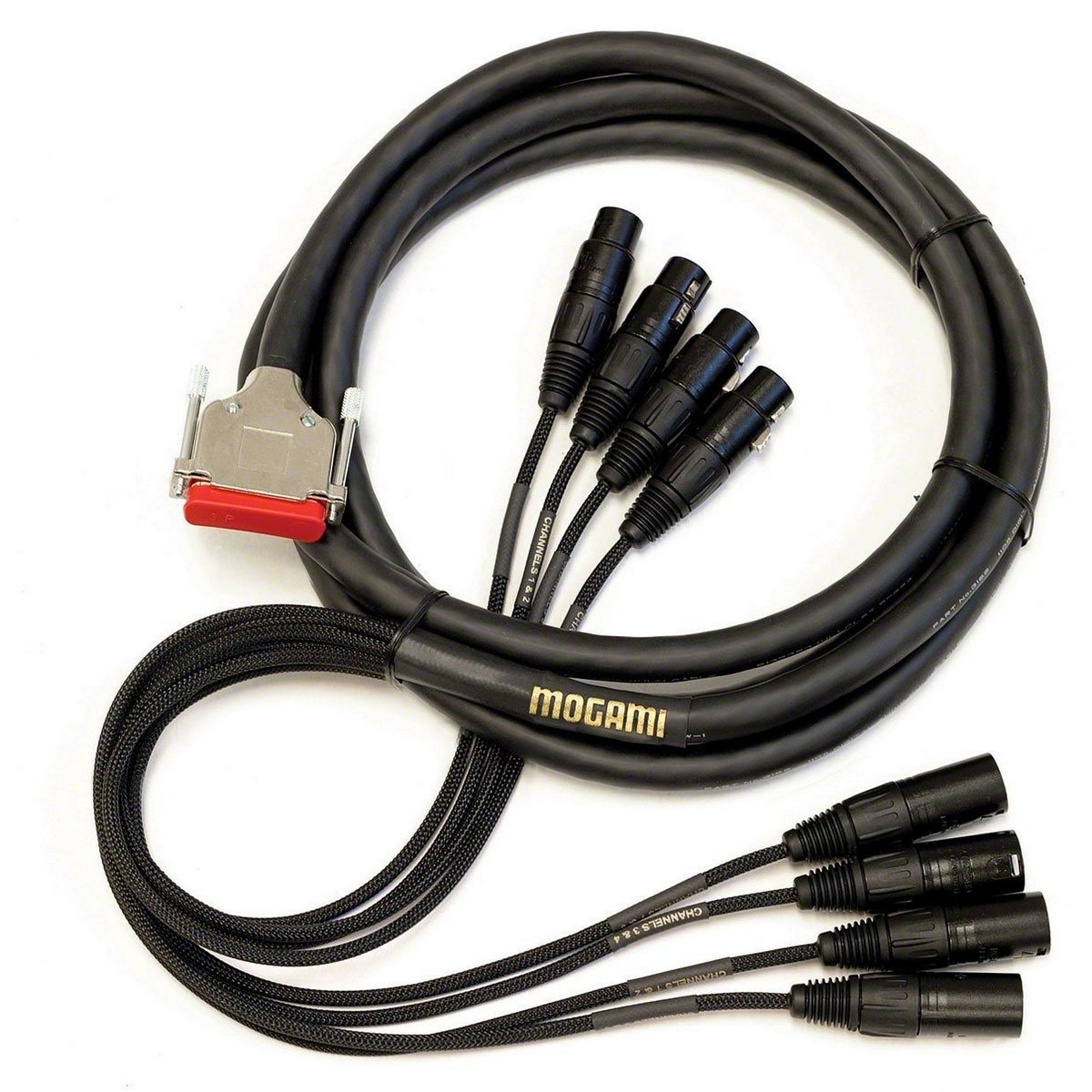 Mogami Gold AES TD DB25 XLR-10 | 8-Channel I/O Digital Audio Cable 10 ft