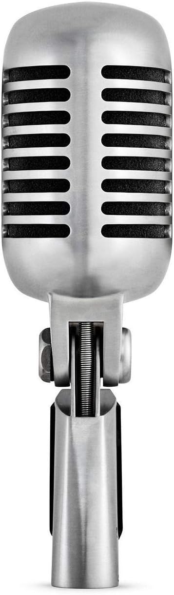 Shure 55SH Series II Iconic Microphone - Vintage Style, Rich Sound Quality, Rugged Construction, Shock-Mounted Noise Reduction for Vocals & Instruments-for Live Performances & Studio Recording