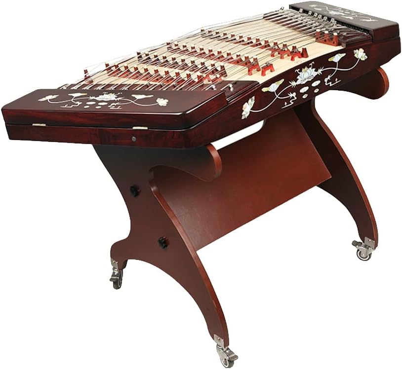 Yangqin,Chinese String Instrument Suitable for Professional Practice, Including Stand, Storage Box And Accessories,B