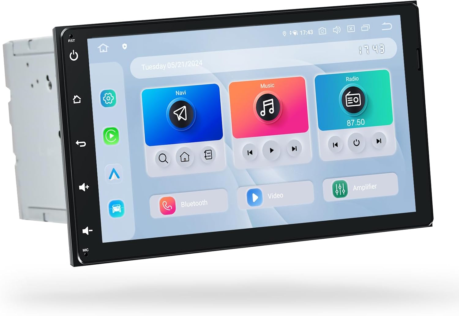 Dasaita Android 13 Car Stereo for Toyota Sienna Corolla Tacoma 2014-2022 with Wireless Apple Carplay, Android Auto, 9