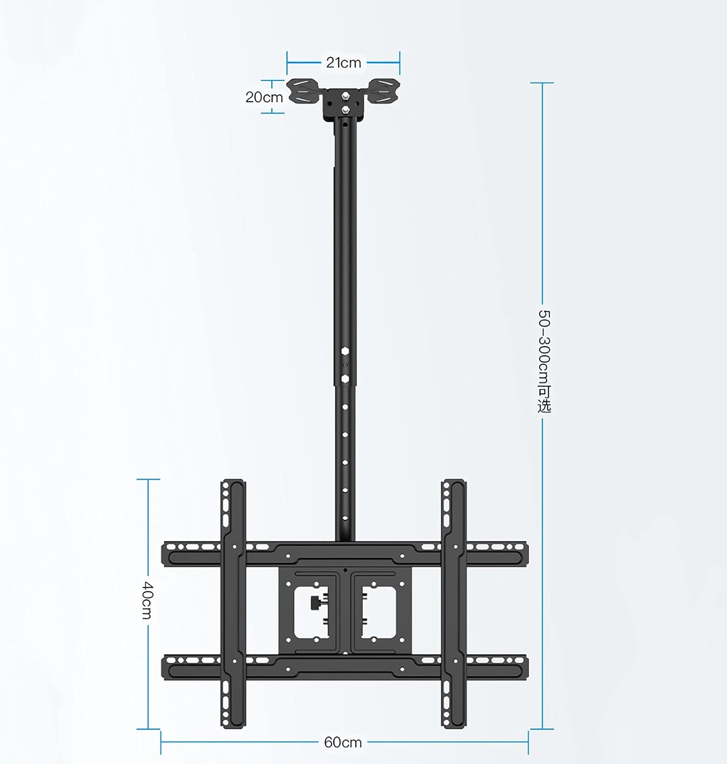 TV Stand,tv Wall Mount Tilt and Swivel TV Ceiling Mount, 30° Flip Down Adjustable TV Bracket, Fits Moat 32-65 Inch TVs, Wall and Ceiling Two Mounting