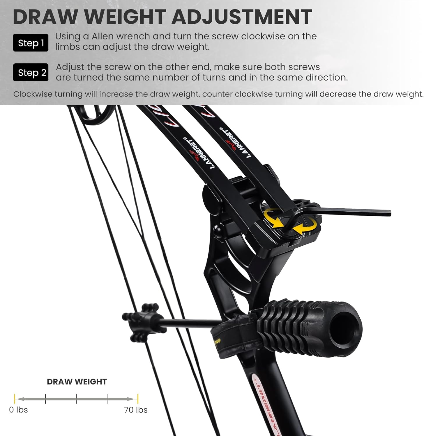 Archery Eagle Compound Bow and Archery Sets 20-70lbs for Adults and Teens,25