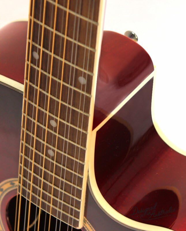 Ashton SL29/12CEQ 12-String Electro-Acoustic Guitar - Tobacco Sunburst