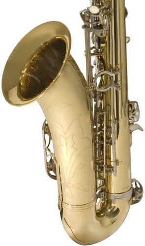 Mendini By Cecilio Tenor Saxophone - B Flat Saxophone for Beginner Musicians Students with Hard Case, Tuner, Mouthpiece, 10 Reeds, Polishing Cloth, Cleaning Rod, Gloves, Strap (Gold Nickel)