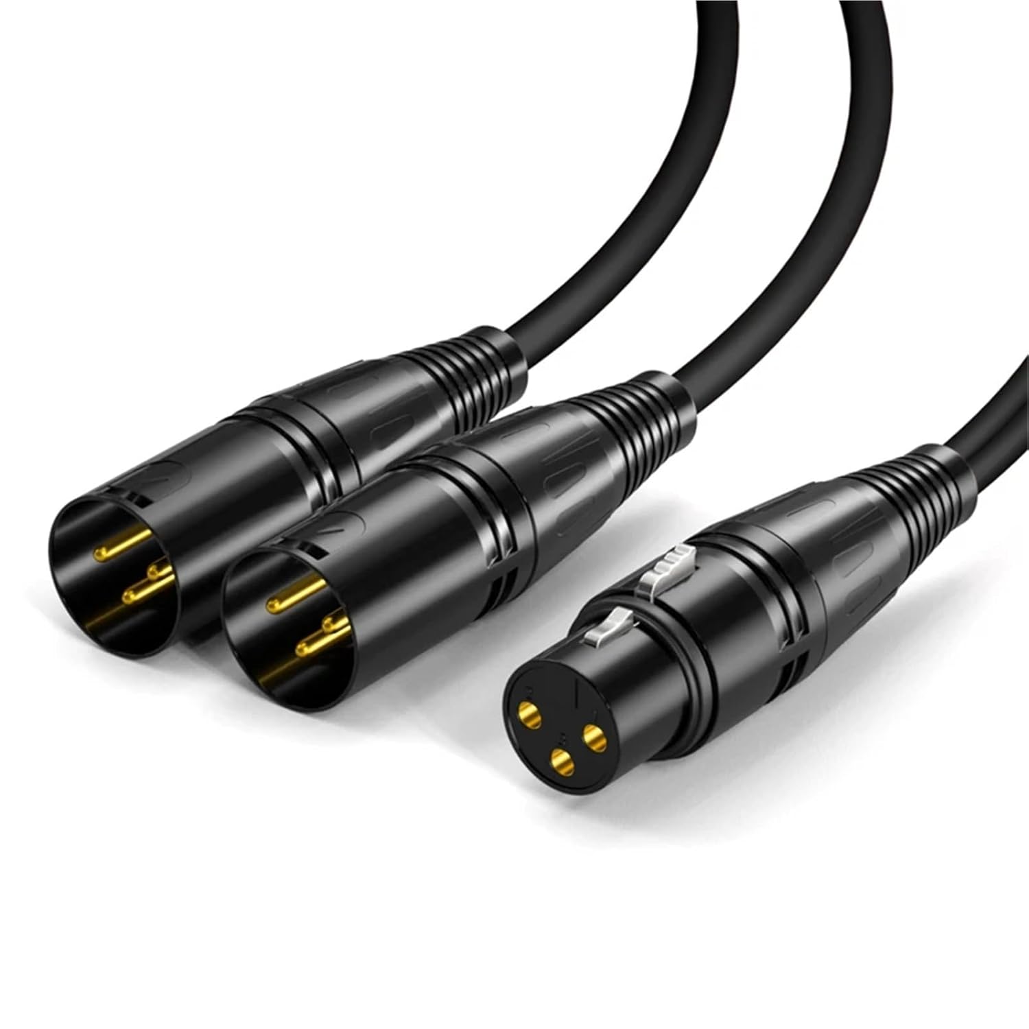 XLR 1 to 2 Audio Cable Female Male 0.5m 1m 2m 3 Meter 5m 8m(Male to Male Female,5m)