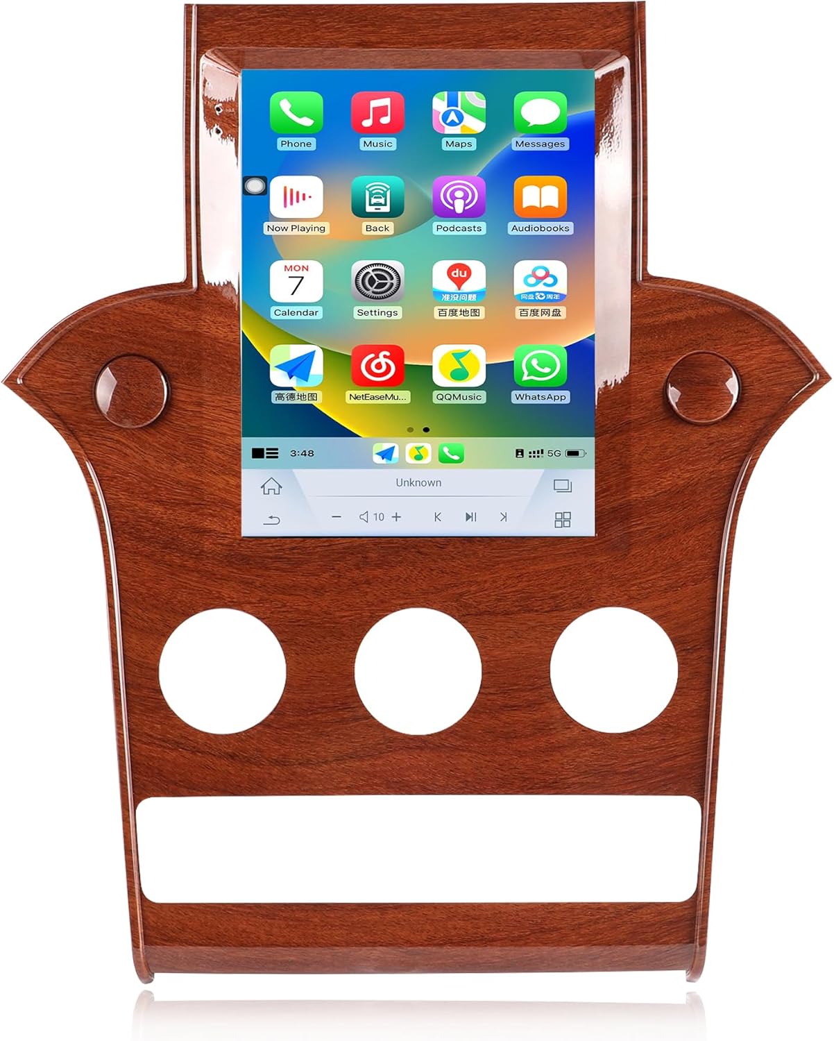 Tesla Sytle Radio for Bentley: 64G Double Din Car Stereo with Bluetooth AM FM Carplay for Bentley Mulsanne 2011-2019, 9.7