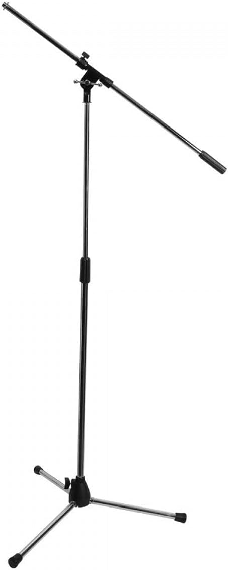 OnStage On-Stage MS7701C Tripod Microphone Boom Stand, Chrome