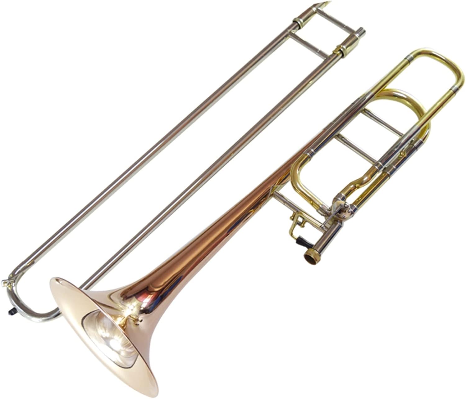 FLFL Student Trombone Phosphor Bronze with B Flat and F Tenor Tone Sandhi for Beginners