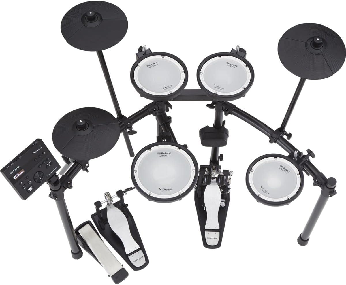 Roland TD-07DMK Electronic V-Drums Kit – Legendary Double-Ply All Mesh Head kit with superior expression and playability – Bluetooth Audio & MIDI – 40 FREE Melodics Lessons