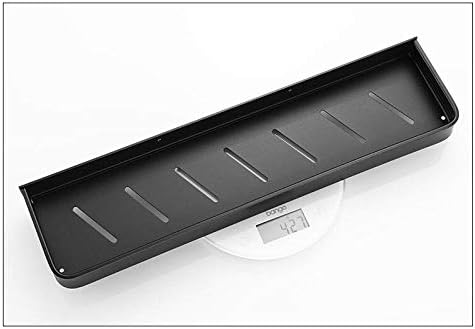 VIDI Bathroom Shelf Bath Shower Aluminum White Corner Shelf 50CM Wall Mounted Black Kitchen Storage Holder