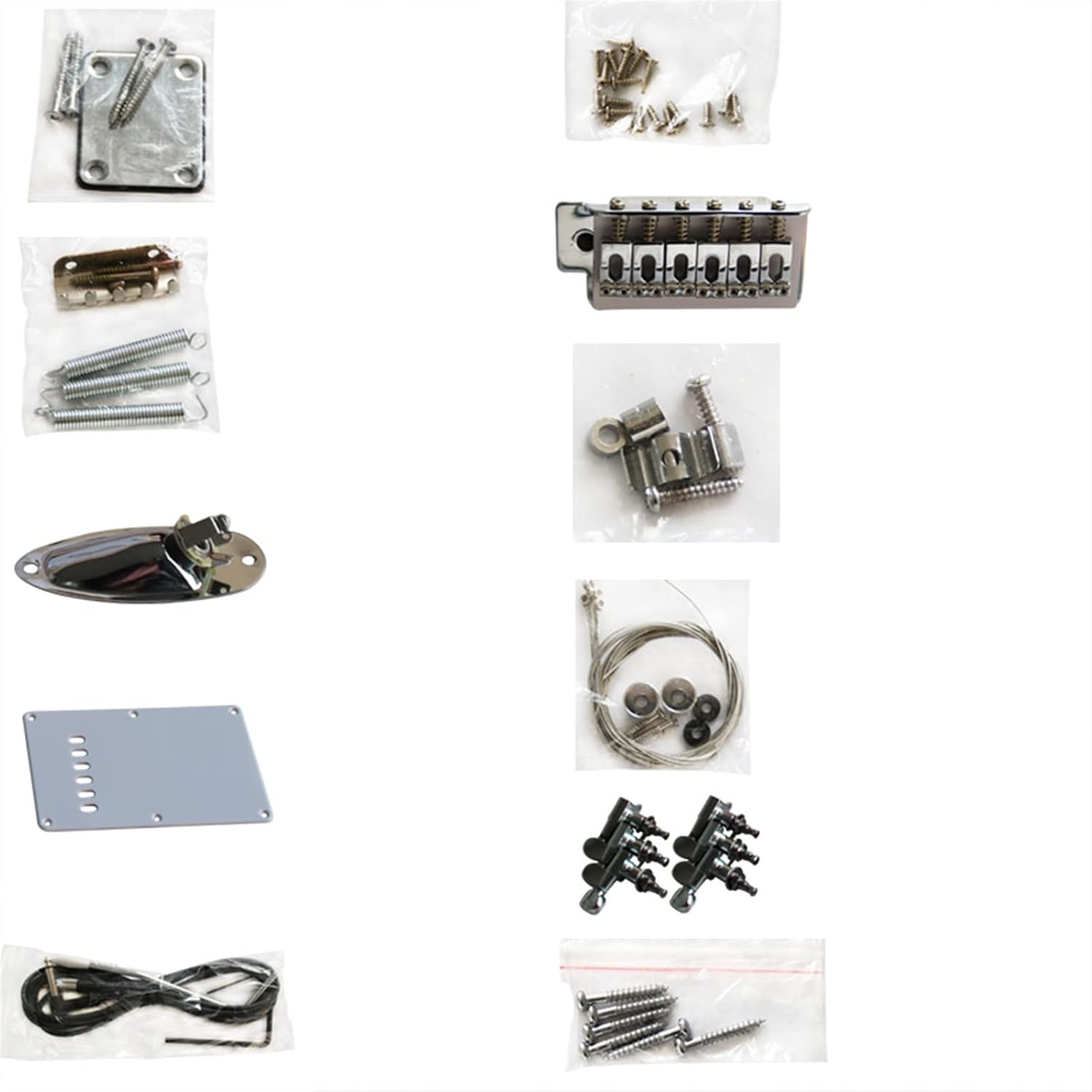 FLFL Electric Guitar Making Material Accessories Veneer Electric Guitar Eucalyptus Body Hard Maple Neck Unfinished Guitar Kit