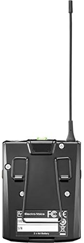 Electro-Voice RE3-BPCL Wireless Bodypack System, Includes RE3-ACC-CL3 Cardioid Lavalier Microphone with TA4F Connector, RE3-RX Diversity Receiver and RE3-BPT Bodypack Transmitter, 560-596MHz