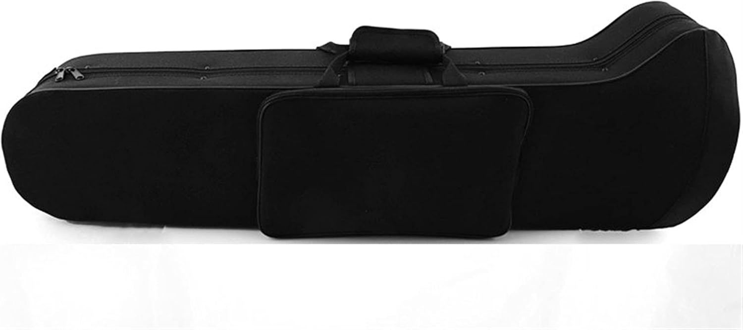 Standard Trombone Professional Alto Trombone B Flat Gold Lacquer Brass Trombone Wind Instrument with Trombone Mouthpiece and Case Valve Trombone