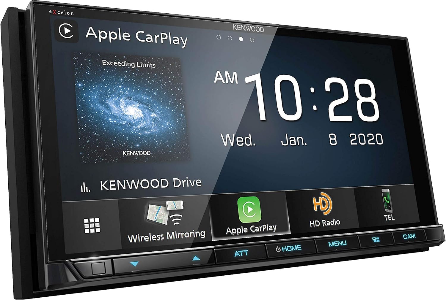Kenwood DMX957XR Excelon 6.8 Inch Capacitive Screen Multimedia Receiver (Renewed)