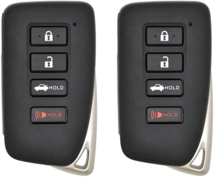 Replcament Smart Key Fob Compatible with Lexus ES 300h 2016 FCC Part Number 89904-30A30 89904-30A31 89904-06170 Pack of 2