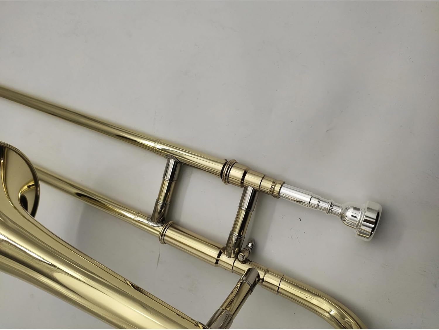 Professionals euphonium B Flat Trombone Brass Plated With Case,gloves Wind Instruments